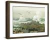 Green Ocean II-Steve Hunziker-Framed Art Print