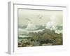 Green Ocean II-Steve Hunziker-Framed Art Print