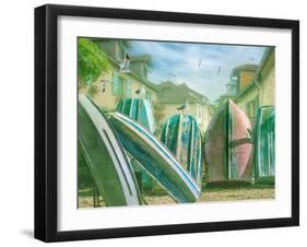 Green Ocean IV-Steve Hunziker-Framed Art Print