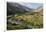 Green of irrigated fields contrast with arid hills, farmers ingenuity in dry landscape, Afghanistan-Alex Treadway-Framed Photographic Print