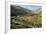 Green of irrigated fields contrast with arid hills, farmers ingenuity in dry landscape, Afghanistan-Alex Treadway-Framed Photographic Print