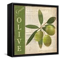 Green Olive-Piper Ballantyne-Framed Stretched Canvas