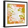 Green Orange Garden II-Irena Orlov-Framed Art Print