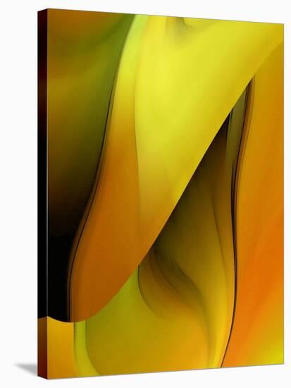 Green Orange Wrap-Ruth Palmer-Stretched Canvas