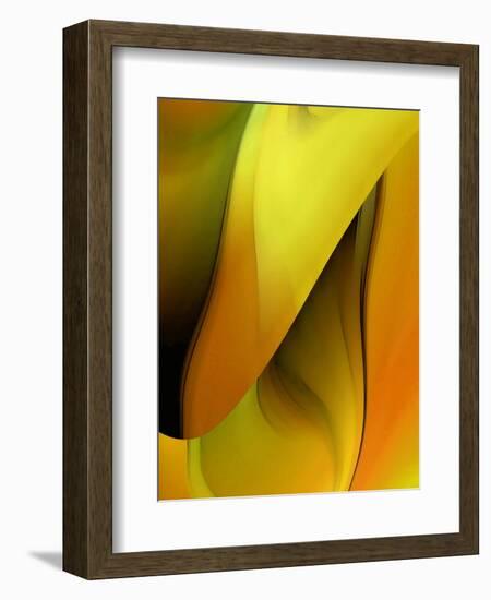 Green Orange Wrap-Ruth Palmer-Framed Art Print