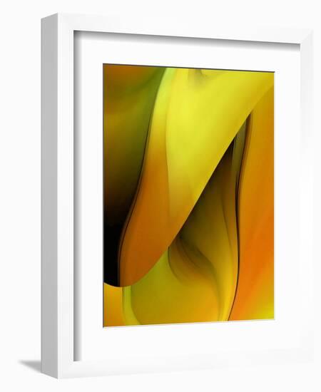 Green Orange Wrap-Ruth Palmer-Framed Art Print