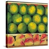 Green Oranges and Peaches, 1999-Pedro Diego Alvarado-Stretched Canvas