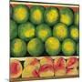 Green Oranges and Peaches, 1999-Pedro Diego Alvarado-Mounted Giclee Print