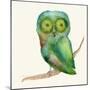 Green Owl-Wyanne-Mounted Giclee Print