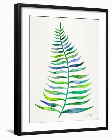 Green Palm Leaf-Cat Coquillette-Framed Giclee Print