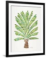Green Palm Tree-Cat Coquillette-Framed Art Print