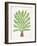 Green Palm Tree-Cat Coquillette-Framed Giclee Print