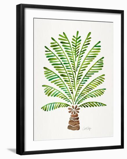 Green Palm Tree-Cat Coquillette-Framed Giclee Print