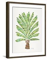 Green Palm Tree-Cat Coquillette-Framed Giclee Print