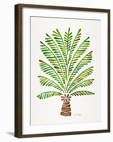 Green Palm Tree-Cat Coquillette-Framed Giclee Print