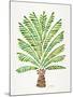 Green Palm Tree-Cat Coquillette-Mounted Giclee Print