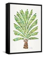 Green Palm Tree-Cat Coquillette-Framed Stretched Canvas