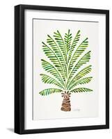 Green Palm Tree-Cat Coquillette-Framed Art Print