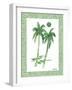 Green Palms I-Nicholas Biscardi-Framed Art Print