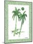 Green Palms I-Nicholas Biscardi-Mounted Art Print