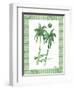 Green Palms I-Nicholas Biscardi-Framed Art Print