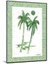 Green Palms I-Nicholas Biscardi-Mounted Art Print