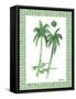 Green Palms I-Nicholas Biscardi-Framed Stretched Canvas