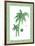 Green Palms II-Nicholas Biscardi-Framed Art Print