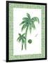 Green Palms II-Nicholas Biscardi-Framed Art Print