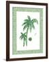 Green Palms II-Nicholas Biscardi-Framed Art Print