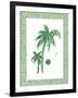 Green Palms II-Nicholas Biscardi-Framed Art Print