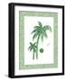 Green Palms II-Nicholas Biscardi-Framed Art Print