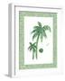 Green Palms II-Nicholas Biscardi-Framed Art Print