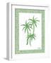 Green Palms III-Nicholas Biscardi-Framed Art Print