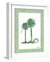 Green Palms IV-Nicholas Biscardi-Framed Art Print