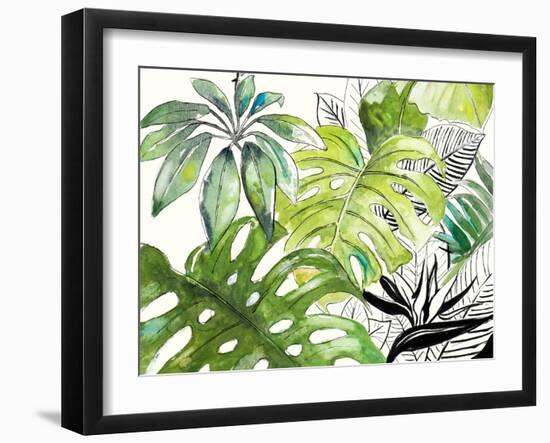 Green Palms Selva I-Patricia Pinto-Framed Art Print