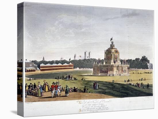 Green Park, Westminster, London, 1814-Joseph Constantine Stadler-Stretched Canvas