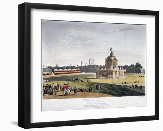 Green Park, Westminster, London, 1814-Joseph Constantine Stadler-Framed Giclee Print