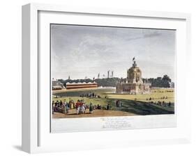 Green Park, Westminster, London, 1814-Joseph Constantine Stadler-Framed Giclee Print