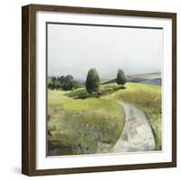 Green Pastoral Landscape-Allison Pearce-Framed Art Print