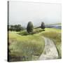 Green Pastoral Landscape-Allison Pearce-Stretched Canvas