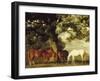 Green Pastures-George Stubbs-Framed Art Print