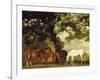 Green Pastures-George Stubbs-Framed Art Print