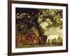 Green Pastures-George Stubbs-Framed Art Print