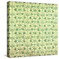 Green Pattern-null-Stretched Canvas