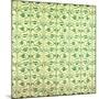 Green Pattern-null-Mounted Giclee Print