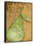 Green Pear Damask-Diane Stimson-Framed Stretched Canvas