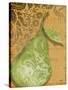 Green Pear Damask-Diane Stimson-Stretched Canvas