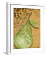 Green Pear Damask-Diane Stimson-Framed Art Print