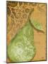 Green Pear Damask-Diane Stimson-Mounted Art Print